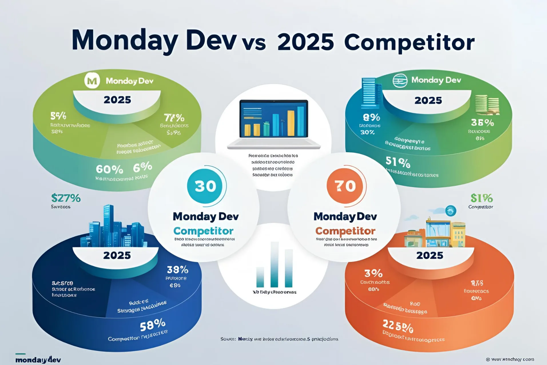 Monday Dev vs. Competitors: In-Depth Analysis for 2025